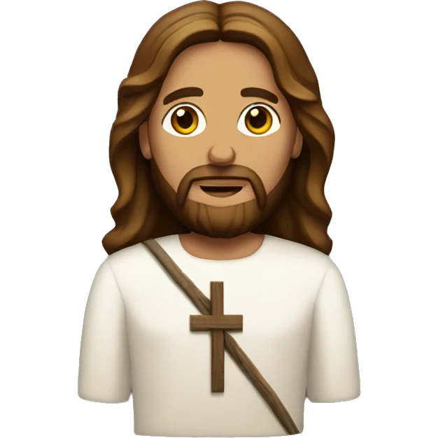 Jesus on cross emoji