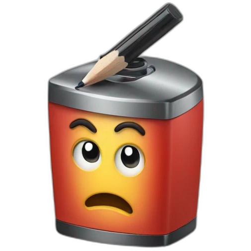 small pencil sharpener emoji