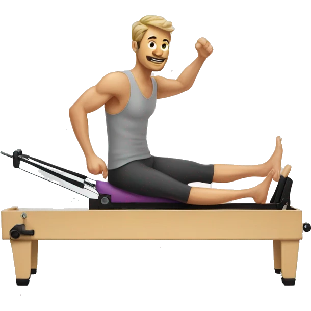 Pilates Reformer guy emoji