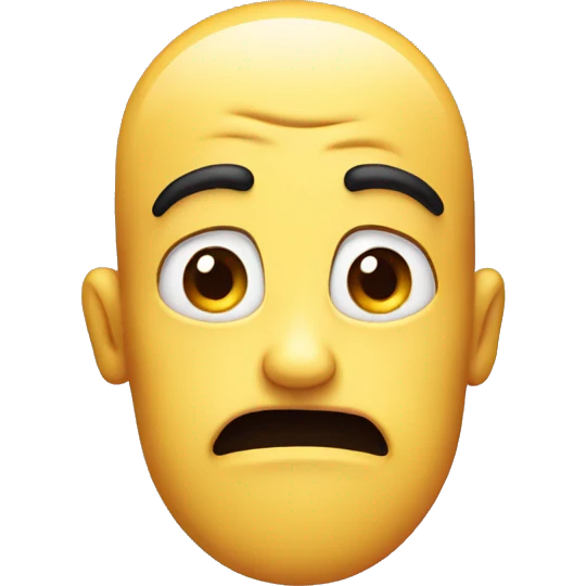 Sour face emoji