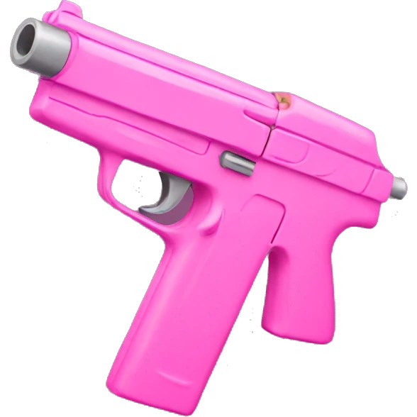 Pink soft gun  emoji