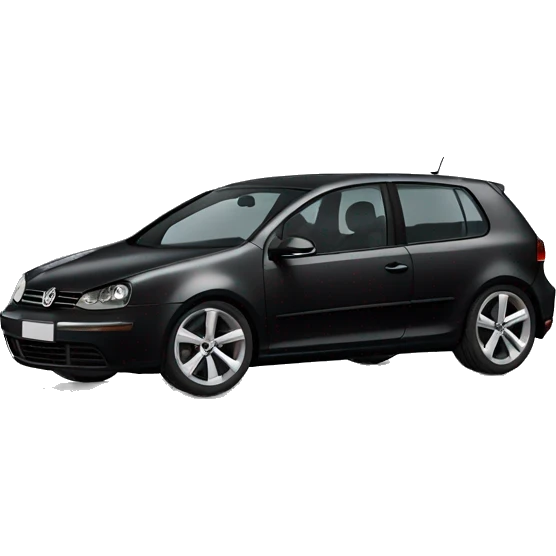 Volkswagen black golf 5 emoji