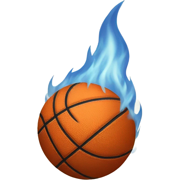 Fire basketball  emoji