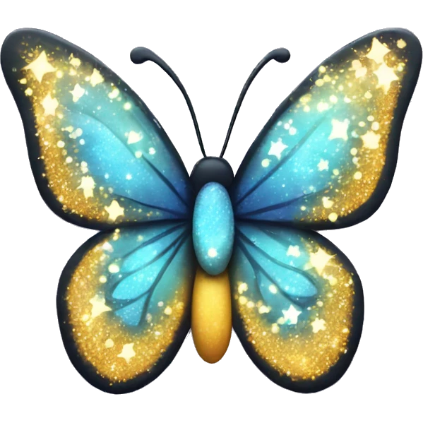 Butterfly with sparkles emoji