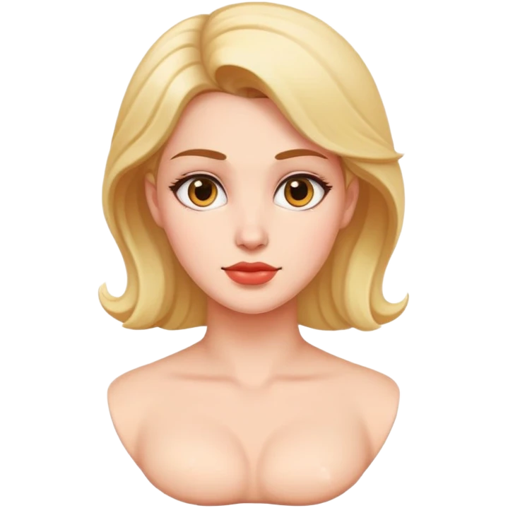 Женщина с большой грудью  emoji