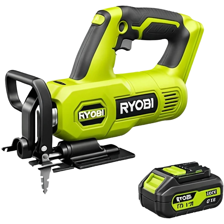 RYOBI ONE+ 18V Cordless Reciprocating saw battery  emoji