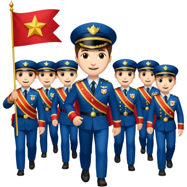 banner carrier Parade Marchers emoji