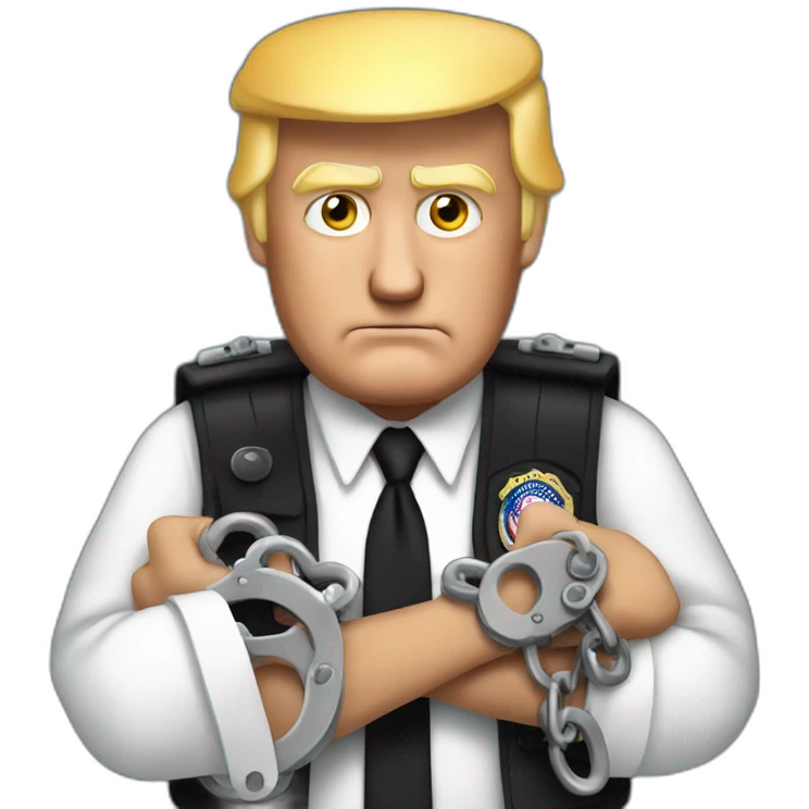 trump-in-handcuffs emoji