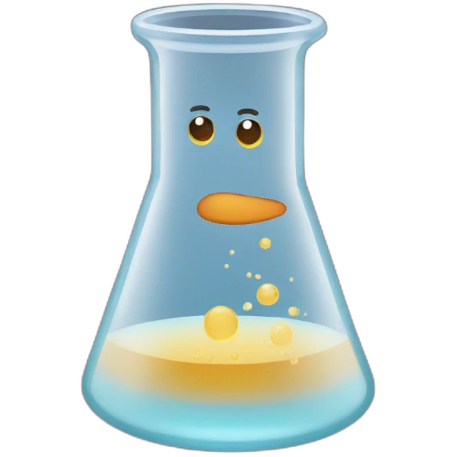 Lab beaker emoji