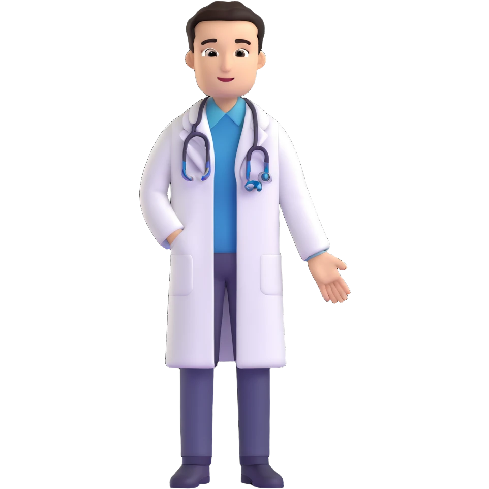doctor in white coat emoji