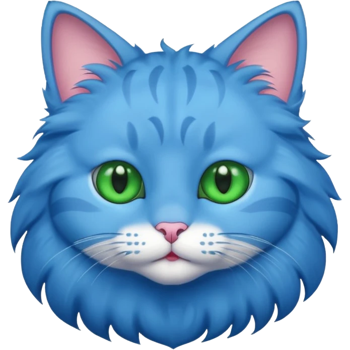 blue cat emoji
