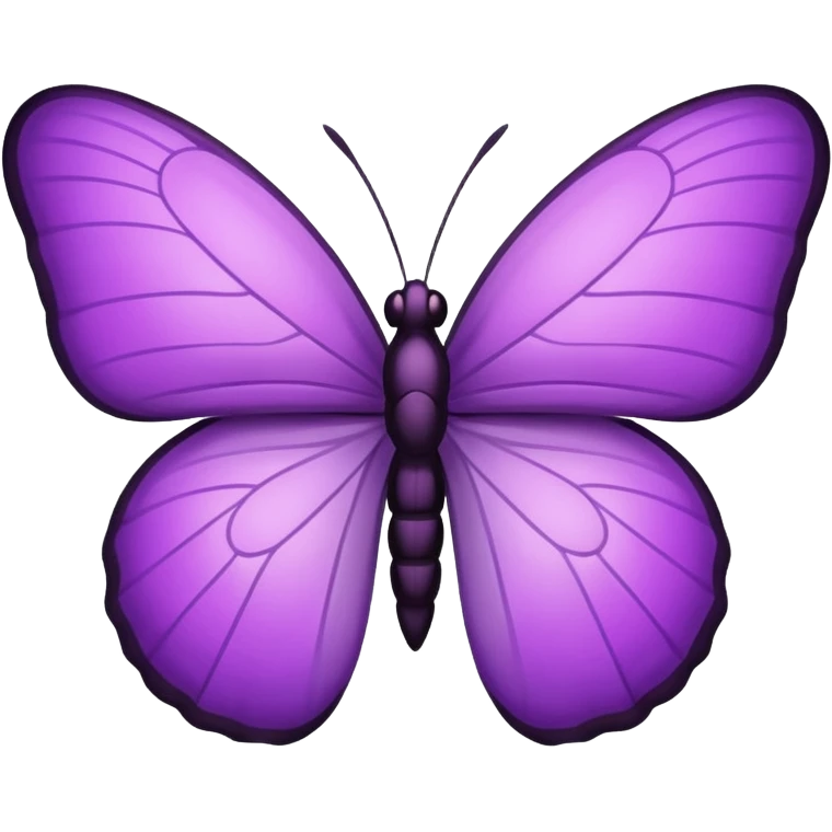 Borboleta roxa emoji