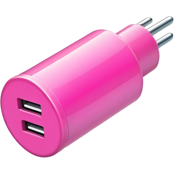 Pink plug  emoji