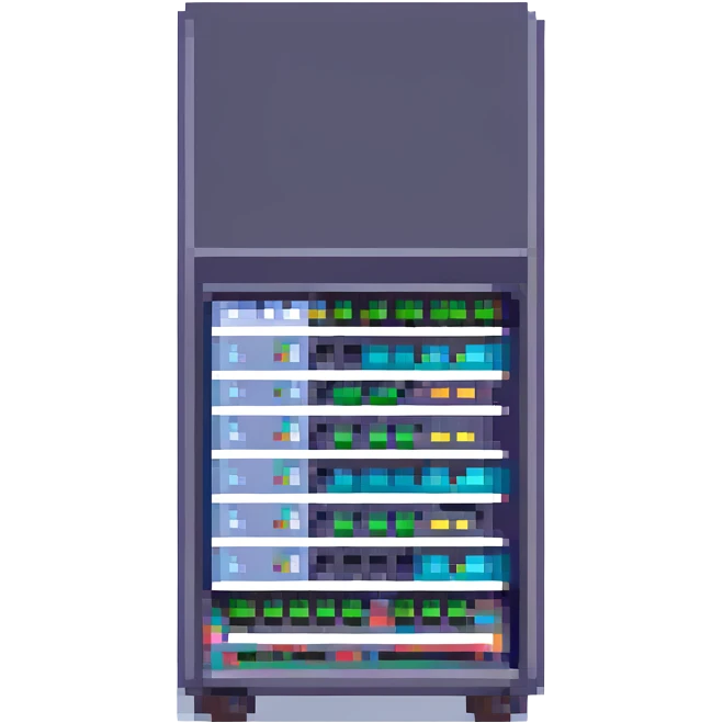 Tiny server rack emoji
