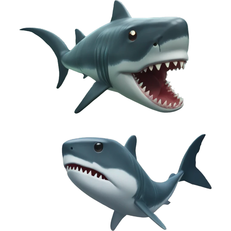 Megalodon s oviraptorem emoji
