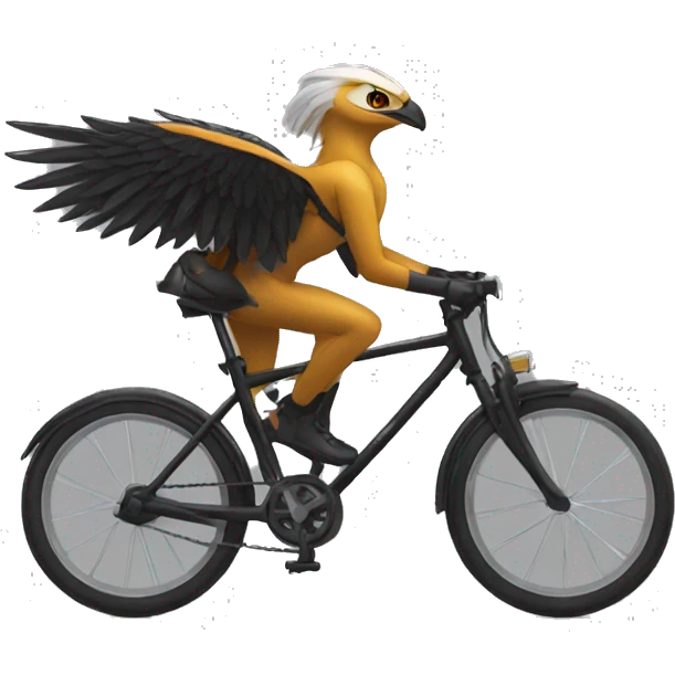 Talon sur vélo  emoji