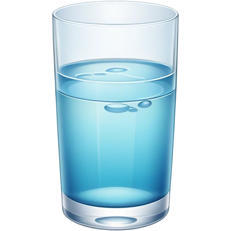 Generate a glass of water emoji