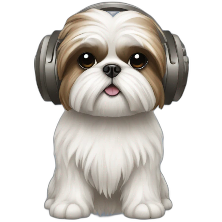 shih tzu dj emoji