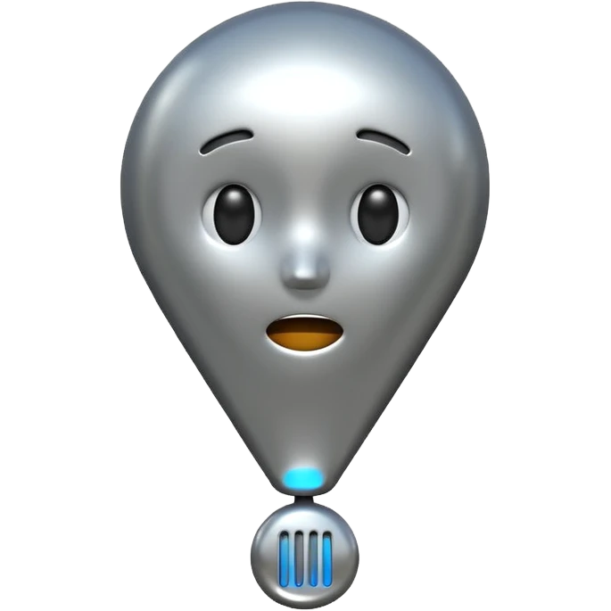 exclamation mark emoji with an 'ed' theme, simple and neutral, not expressive emoji