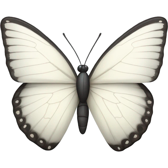White butterfly  emoji