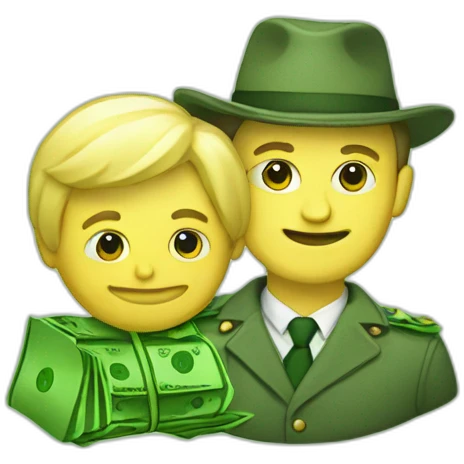 zelenskiy and money emoji