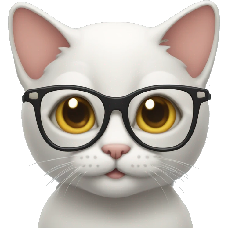 a cat with su glasses emoji