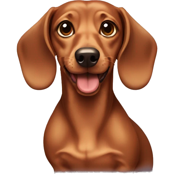 Dachshund braun emoji