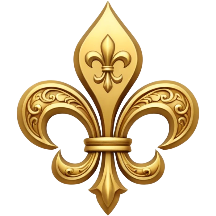 Fleur the lis royal symbol make it slightly elegant but fiery emoji