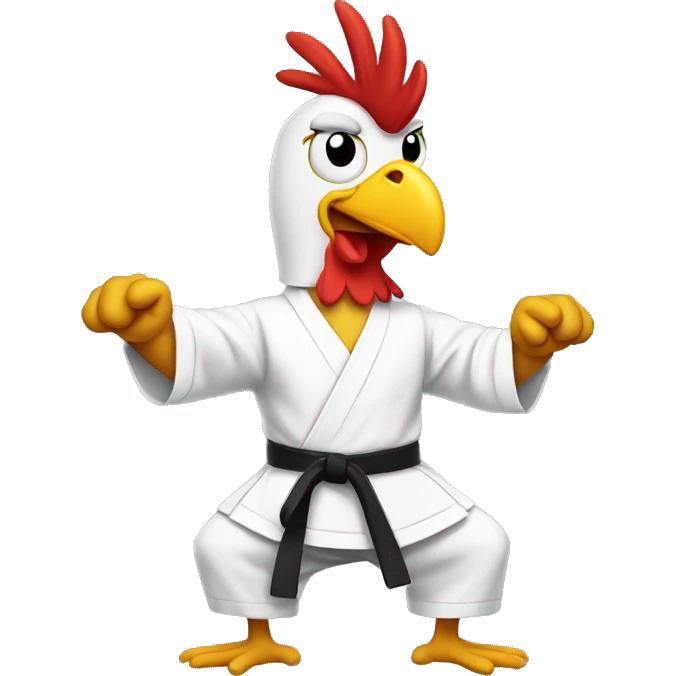 karate chicken emoji