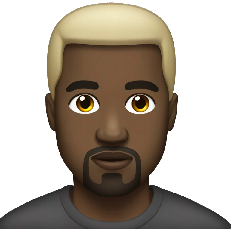Kanye west if he was white emoji