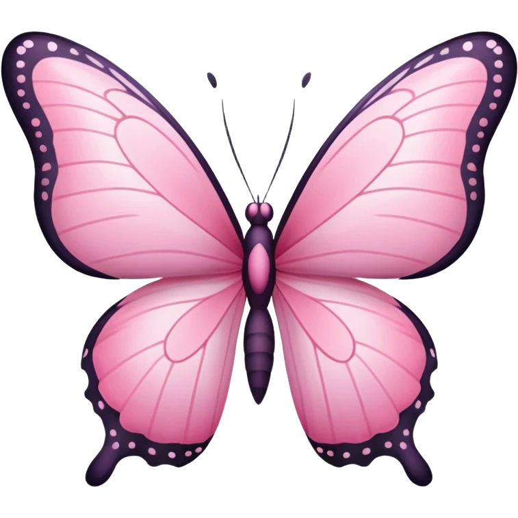 pink butterfly emoji