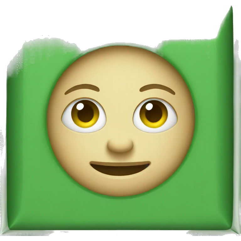 green rectangular box emoji