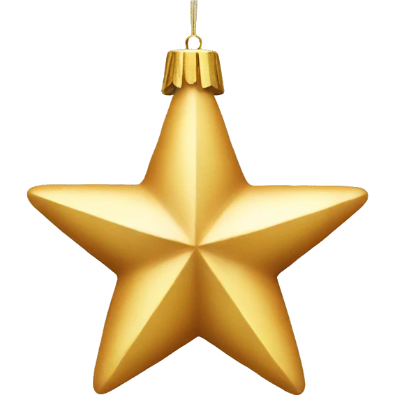 christmas decoration star emoji
