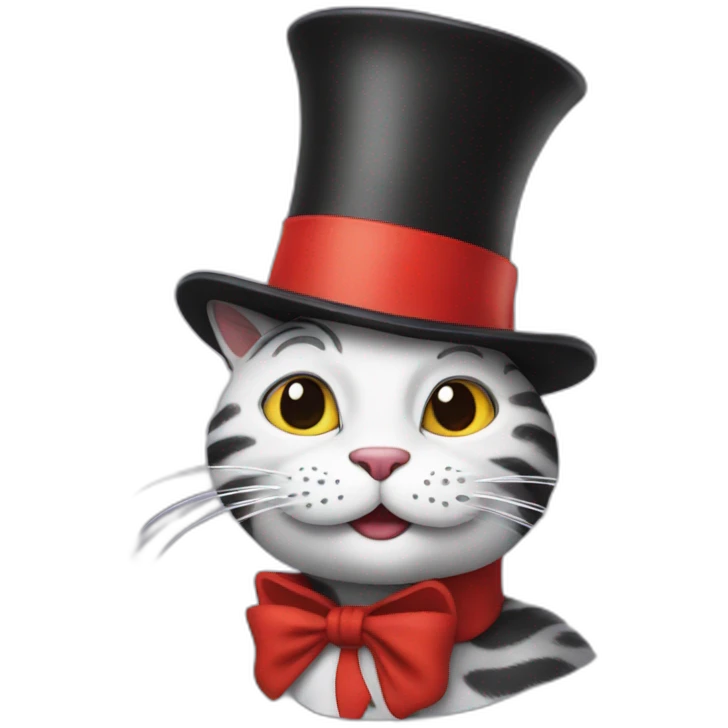 Cat in the hat emoji