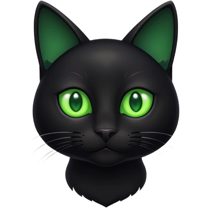 Black cat emoji