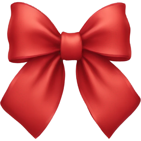 Red bow emoji