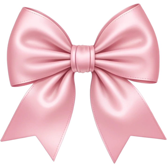 Pastel pink bow  emoji