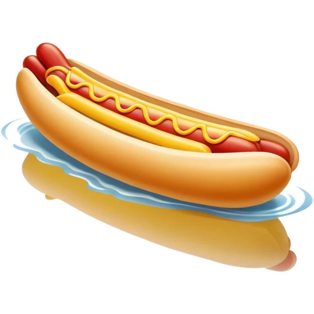 hotdog rower emoji