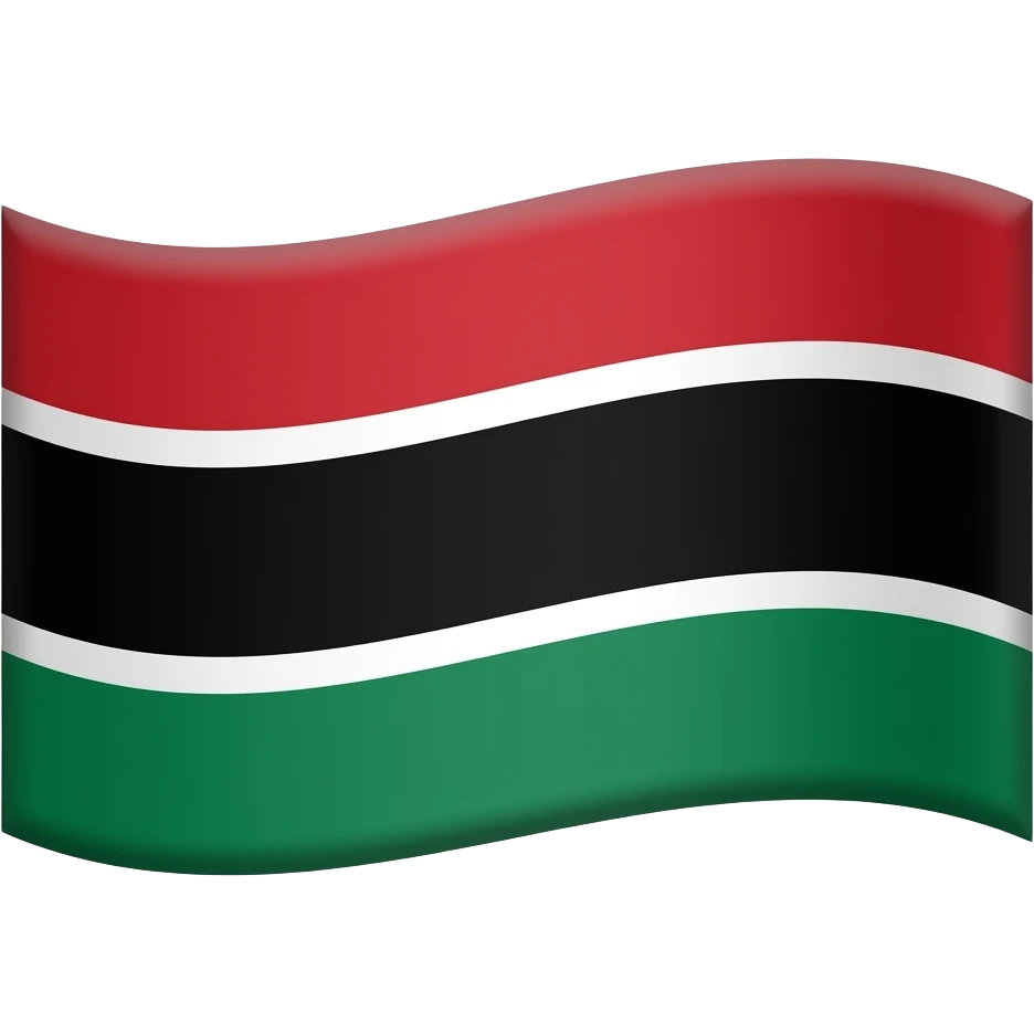 Black heritage flags emoji
