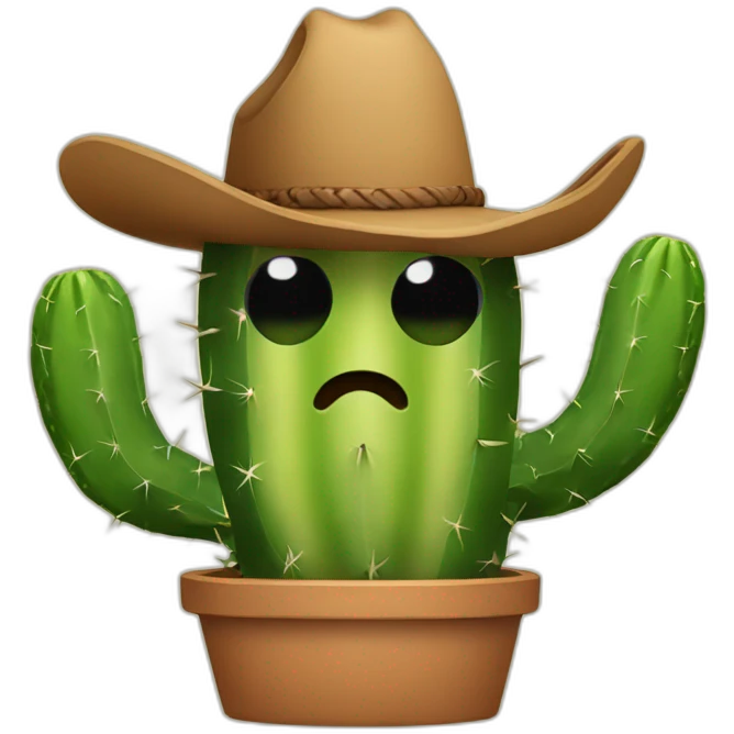 cactus cowboy emoji
