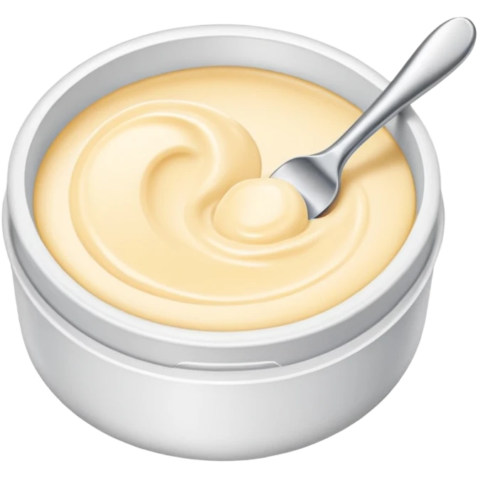 Cosmetic paste-like substance emoji
