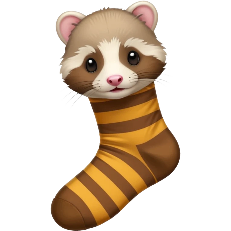 Ferret in a Sock emoji