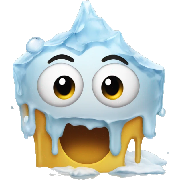 ice melting emoji