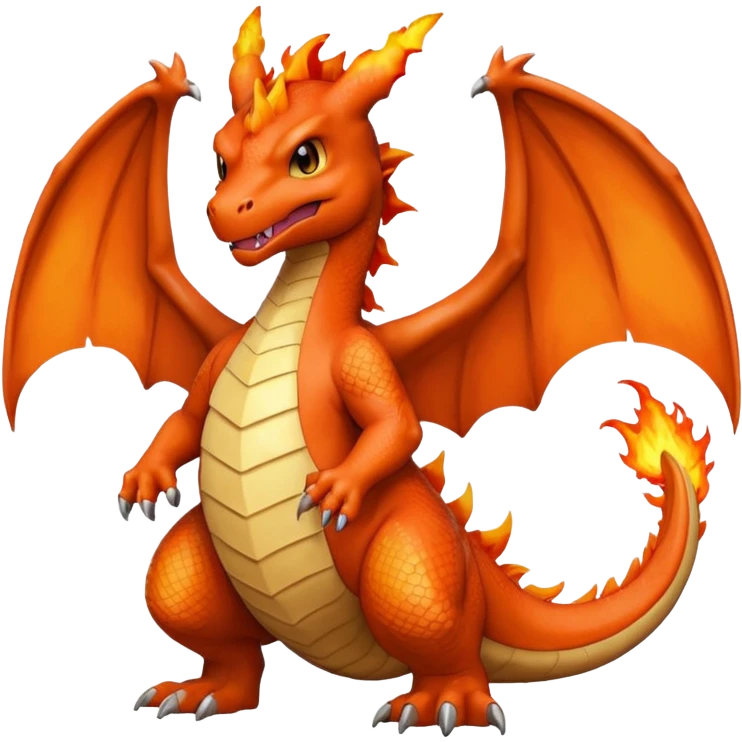 Charizard from Pokémon emoji
