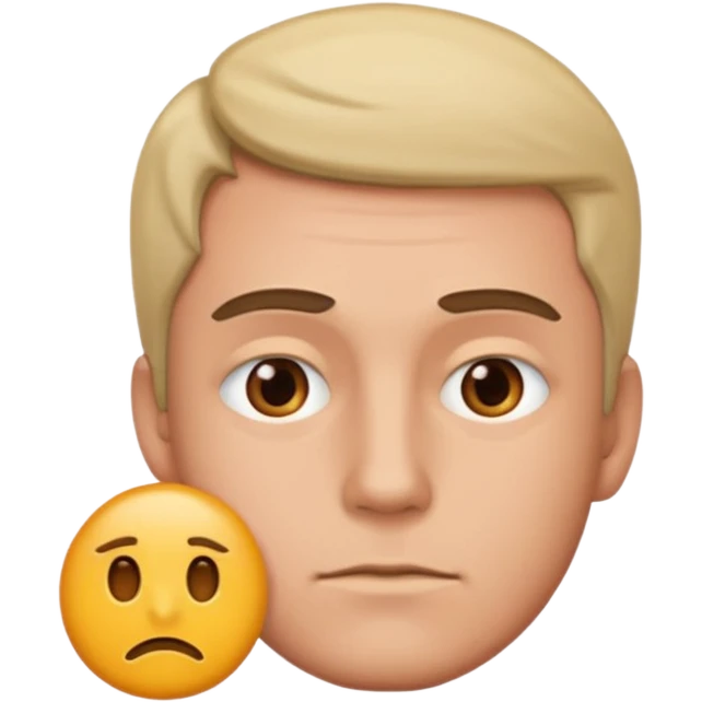 Man thinking emoji emoji