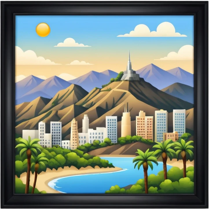Hollywood landscape  emoji
