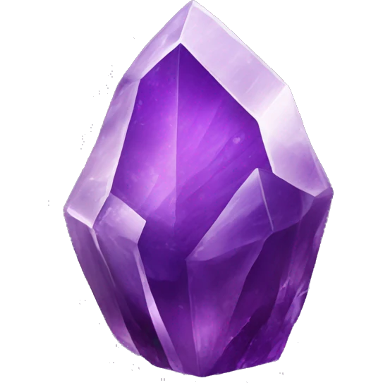 amethyst crystal emoji