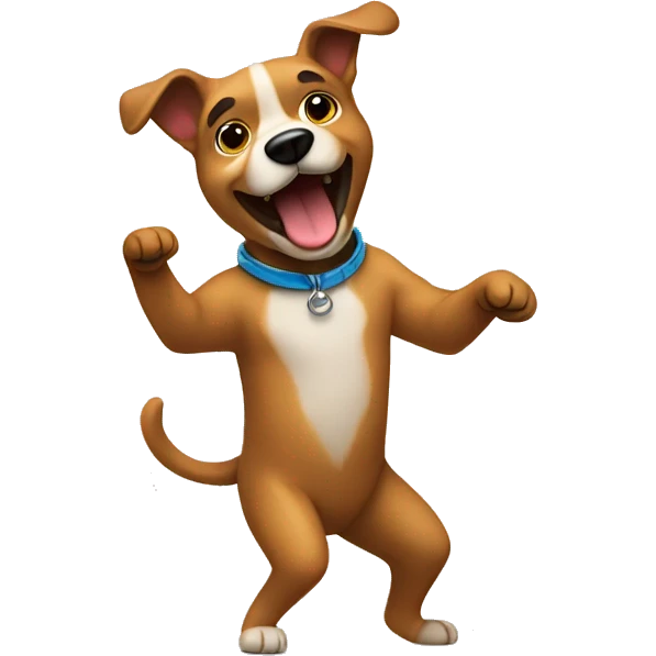 perro bailando emoji