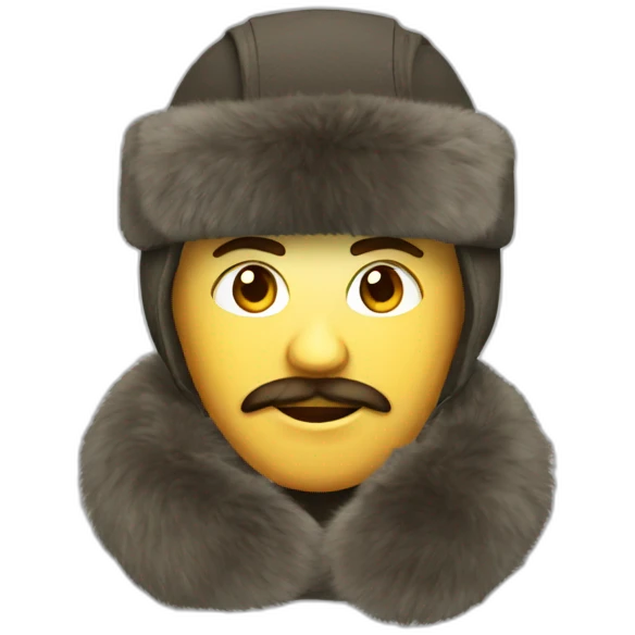 in russian Ushanka emoji