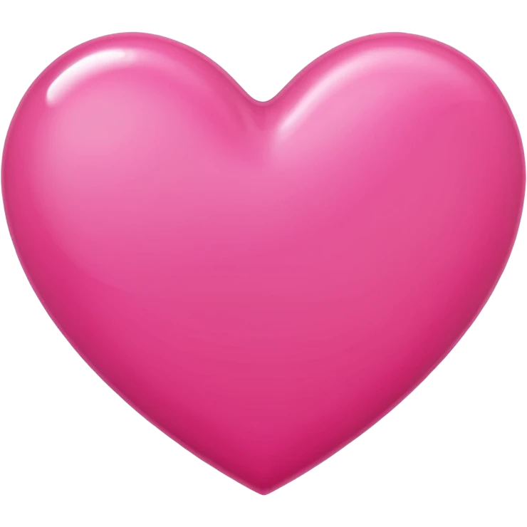 Pink heart letter emoji